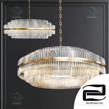 Hanging lamp Vienna Round Crystal Chandelier