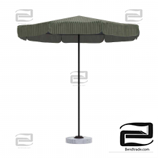Umbrella with canopy