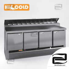 Refrigerated pizzeria table HiCold