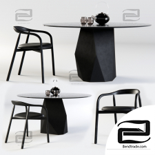 Table and chair SOVET ITALIA