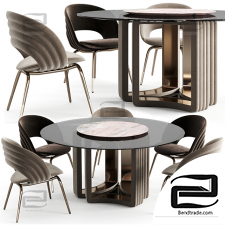 Table and chair Visionnaire Kylo