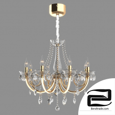 Led chandelier with crystal and remote Bogate's 412/8 Strotskis