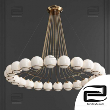 Pendant lamp Monumental Gino Sarfatti Chandelier