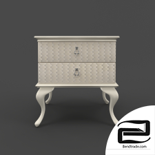 Fratelli Barri ROMA bedside table 3D Model id 9444