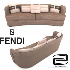 Fendi Sofa 3D Model id 11806