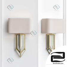 Sconce Baker Selenite Wall Sconce