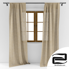 Curtains 3D Model id 15748