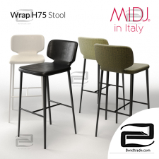 Chair Wrap H75 Chair MIDJ in Italy