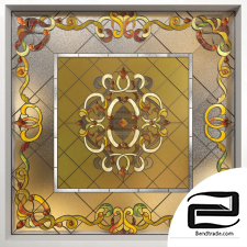 Ceiling geometric stained glass ceiling geometric stained glass