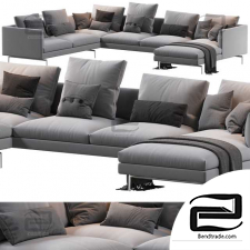 1333 Flamingo Zanotta Sofa