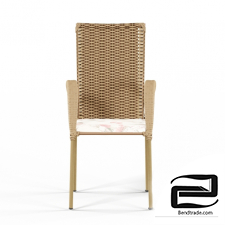 Wooden chair 3D Model id 11689