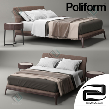 Bed Poliform KELLY