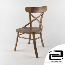 Wooden chair 3D Model id 11444