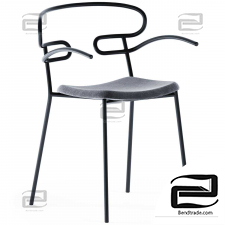 Genoa Chairs With Armrest by Traba