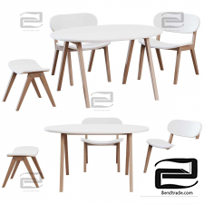 Ellipse Classic children's table and chair