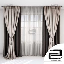 Curtains with a pick-up