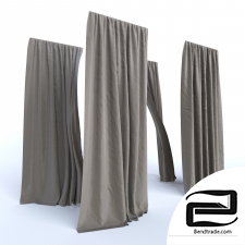 Curtains 3D Model id 11894