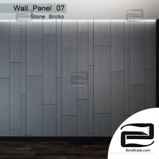 Wall Panel 07. Stone Bricks