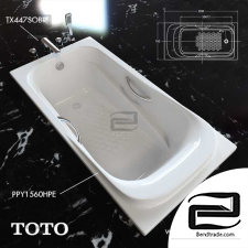Toto PPY1560HPE TX447SOBR bathtub