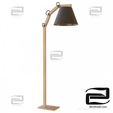 Floor lamp 22719 Joga Black Alfa 