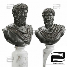 Sculptures by Lucius Verus Bust