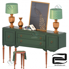 Chest of drawers Chest of drawers Arian Model with decorative set