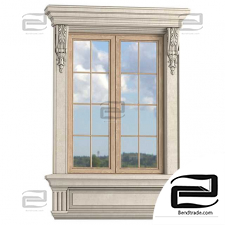Classical frame window