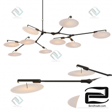 Hanging lamp Branching Discs Hanging lamp