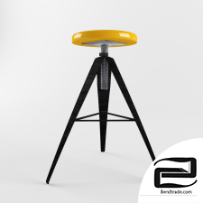 Bar stool 3D Model id 11371