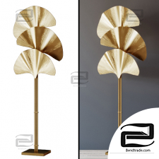 Floor Lamp Las Palmas Gold Floor Lamp