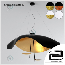 Hanging lamp Lederam Manta S2 Hanging lamp
