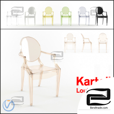 Chair Chair Kartell Louis Ghost