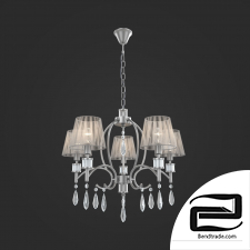 Classic chandelier with lampshades Eurosvet 60092/5 Capri