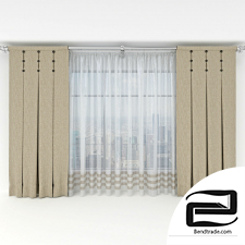 Curtains  3D Model id 17047