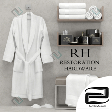 Rh bathroom accessories set of bathroom accessories
