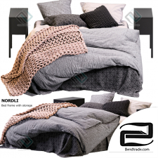 Bed Bed IKEA NORDLI 03