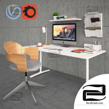 Office furniture Office furniture Bekant Desk with Fjallberget
