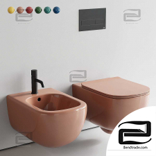 Suspended toilets Ceramica Cielo Era