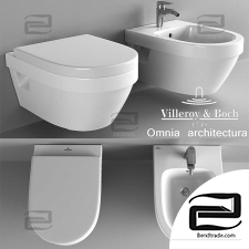 Toilet and bidet Villeroy&Boch Omnia Architectura