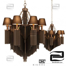 Hanging lamp Hanging lamp Eichholtz Fringe L