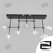 Hanging lamp Soap B7 Black