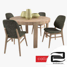 Calligaris ATELIER Desk and COLETTE chair