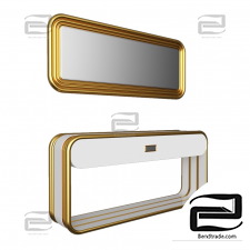 Mirror Console Scala arrotondato-2 KD-5