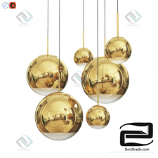 Hanging lamp Mirror Ball Pendant