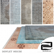 DOVLET HOUSE carpets 5 pieces (part 512)