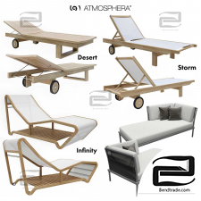 Collection of chaise lounges ATMOSPHERA
