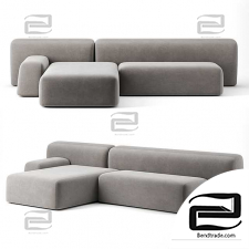 Suiseki sofas by La Cividina