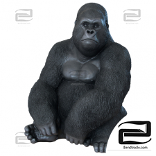 Sculptures Monkey Gorilla
