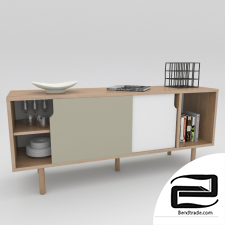 Wooden Sideboard