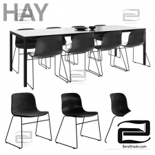 Hay table and chair